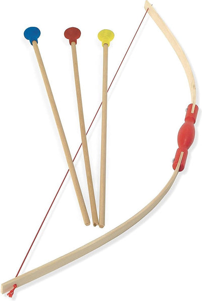 Vilac houten boog met 3 pijlen - speelgoed schietset voor kinderen.