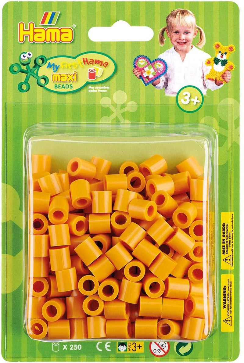 Hama maxi strijkkralen teddybeer bruin, 250st.