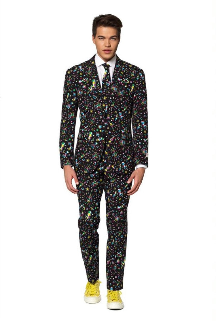 Opposuits disco dude - heren kostuum - disco pak - carnavalskleding - maat 50