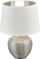 Rl live your light reality luxor - tafellamp - zilver - excl. 1x e14 28 w - snoerschakelaar