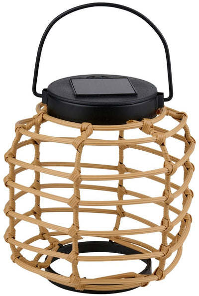 Arti casa solar lantaarn – tuinlantaarn zonne-energie – warm wit led – weerbestendig – ø14x22 cm