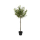 Decoris kunstboom olijfboom in pot 570 bladeren dia45x120cm groen