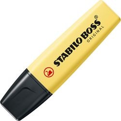 Abi tekstmarker stlo boss original geel