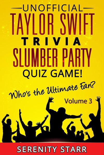 Ty unofficial taylor swift trivia slumber par quiz game volume 3