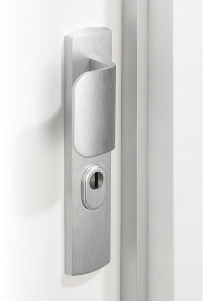Axa deurbeveiligingsstrip m3-ex lengte 215cm kozijnhoutdiepte 5-9mm aluminium geanodiseerd f1 skg* 7603-05-91