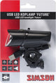 koplamp Future USB led oplaadbaar zwart