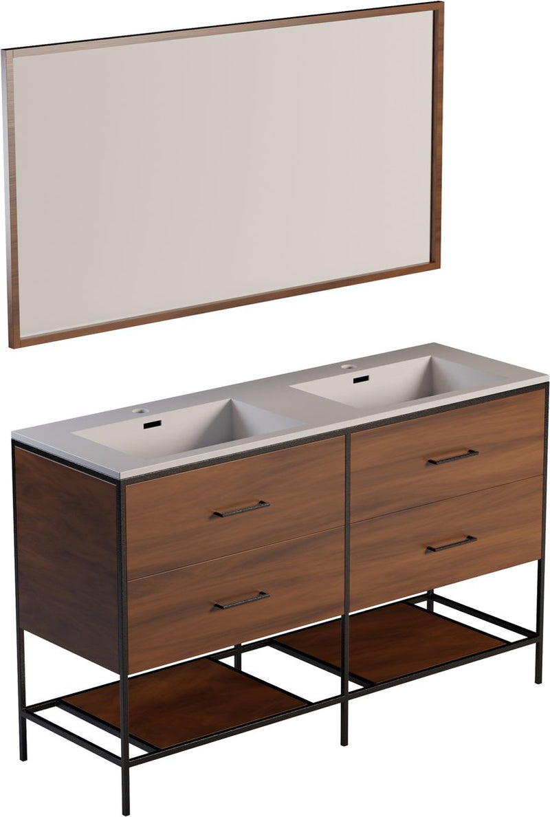 1105 differnz spiegel fsc 130 x 78 cm walnut
