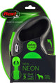 Flexi rollijn new classic neon tape zwart groen