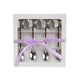 Decoris theelepelset 4-delig rvs 15cm zilver