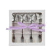 Decoris gebaksvorkset 4 delig rvs l15cm zilver