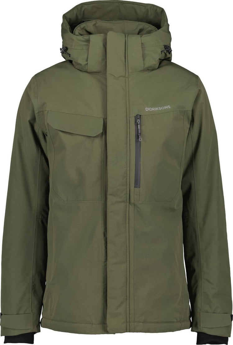 Didriksons stefan usx jkt heren outdoorjas - deep green