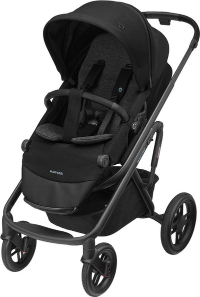 Maxi-cosi lila xp+ kinderwagen - essential black - kinderwagen inclusief reiswieg en zitje