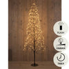 Anna's collection verlichte kerstboom 960led classic warm h180cm met flits functie, dimmer en timer ip44