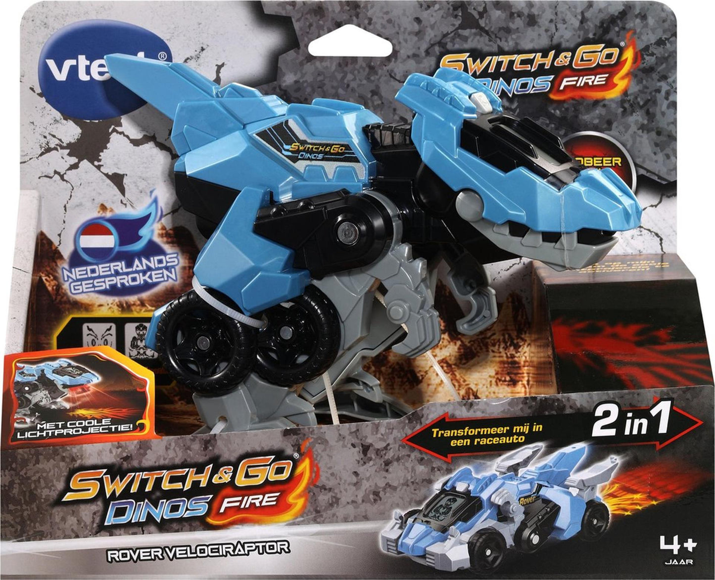 Vtech s g dino's fire rover velociraptor