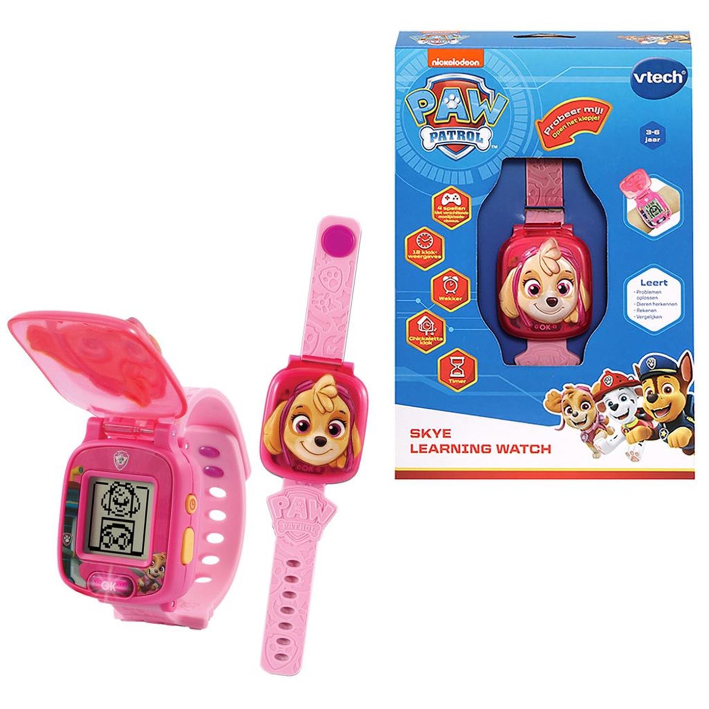 Vtech paw patrol skye learning watch speelgoed horloge