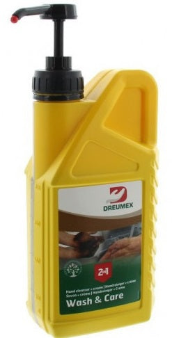 Dreumex wash care handreiniger handzeep 1 liter met pomp