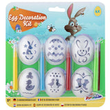 Grafix paasei decoratieset 10-delig - afbeelding 1