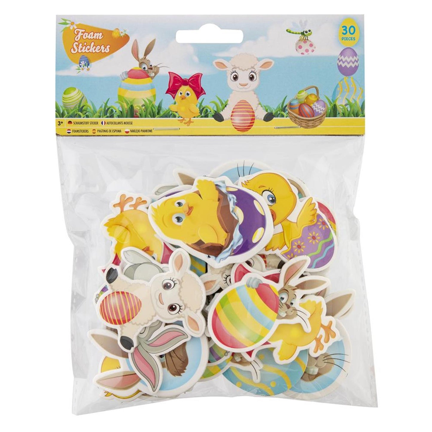 Grafix pasen foam stickers ca. 30 stuks