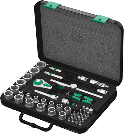 Wera zyklop speed-knarrens.8100 sb2 3 8 gereedschapsset (42-delig)