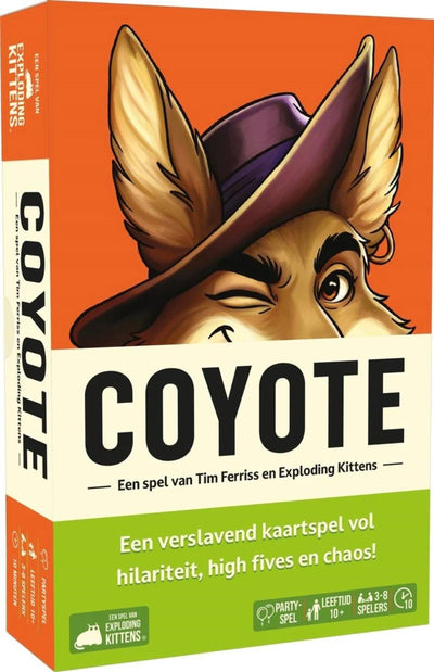 Asmodee exploding kittens - coyote party kaartspel (nl versie)