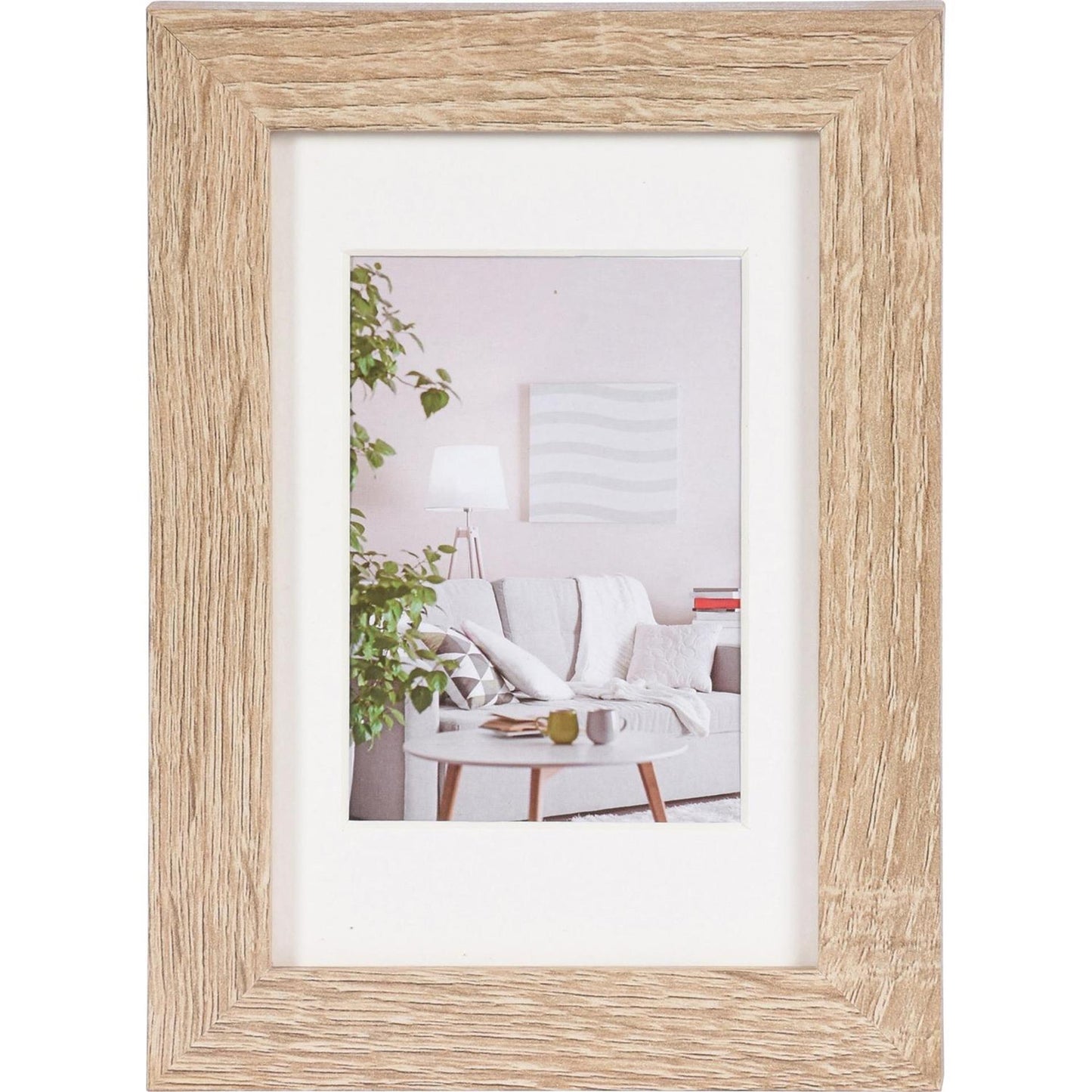 Henzo fotolijst modern 10x15cm midden bruin