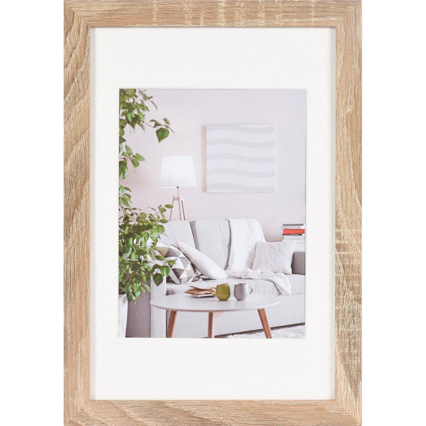 Henzo fotolijst modern 20x30cm midden bruin