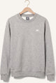 New balance sport essentials fleece crew heren trui - atletic grey