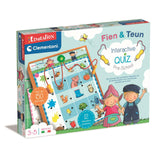 Clementoni interactive quiz fien teun 3-5 jaar - afbeelding 1