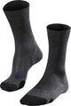 Falke tk2 cool anti-blaar dik lyocell functioneel materiaal wandelsokken heren grijs - maat 39-41