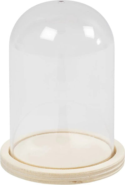 Creativ company cc stolp op houten voet 9,5x6 cm