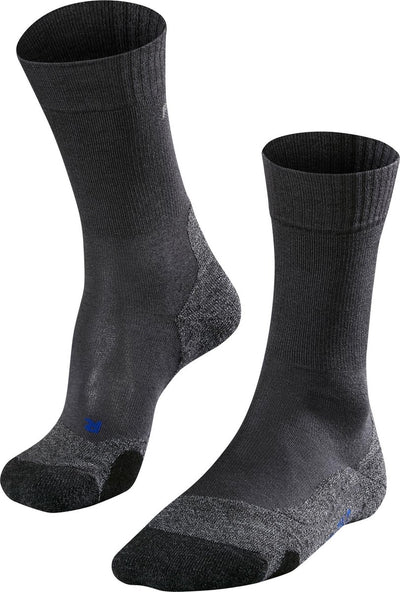 Falke tk2 cool anti-blaar dik lyocell functioneel materiaal wandelsokken heren grijs - maat 46-48