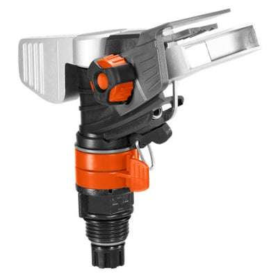 Gardena premium pulserende sector- en cirkelsproeier sproeier (zwart zilver, 8137-20)