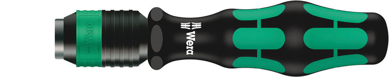 Wera bits-handhouder 813 r met rapidaptor bithouder schroevendraaier (zwart groen, 90mm)