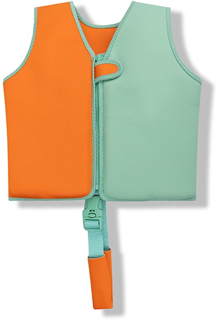 Swim essentials zwemvest oranje groen - 3 6 jaar