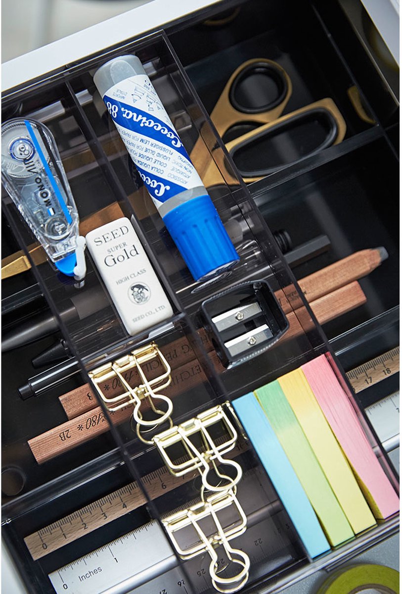 Yamazaki lade-organizer uitschuifbaar - tower - wit