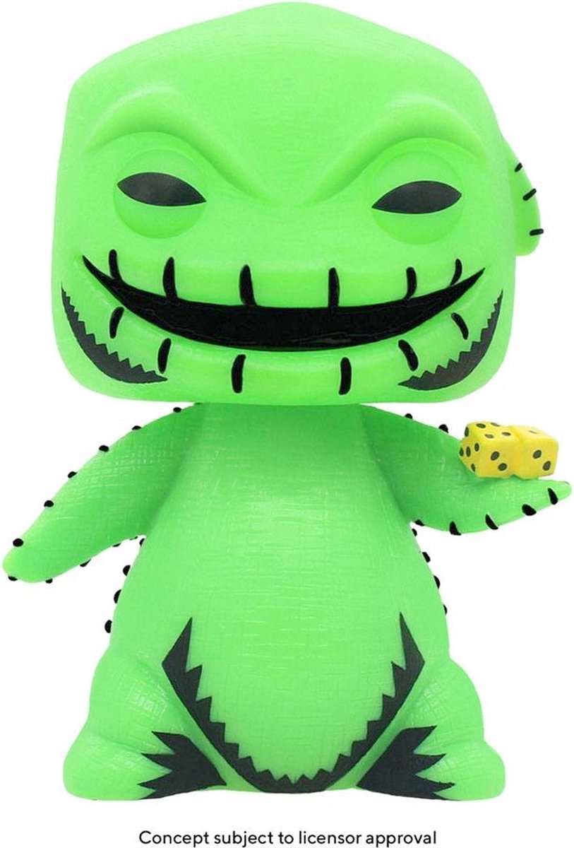 Disney funko the nightmare before christmas - pop! oogie 9 cm verzamelfiguur - groen