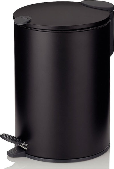 Kela pedaal afvalemmer, 3 l, zwart - | mats