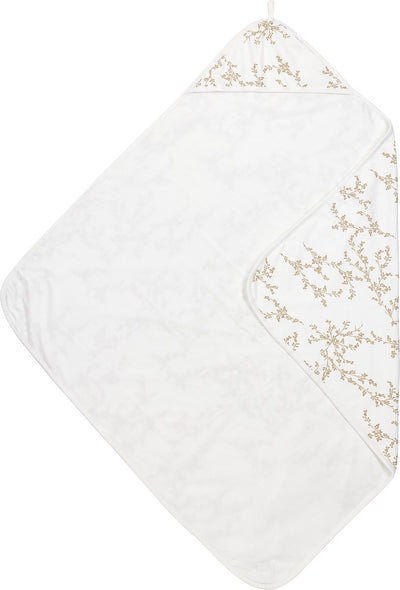 Meyco baby branches badcape - sand - 90x90cm