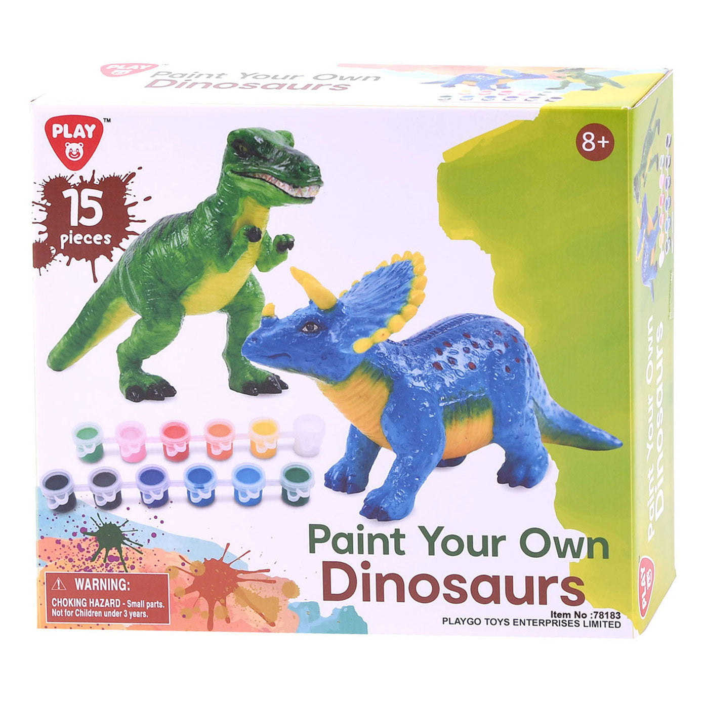 Playgo verf je eigen dino's - 15dlg.