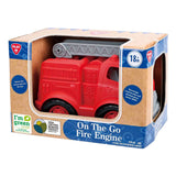 Playgo biobased brandweerwagen rood - 28cm - afbeelding 2