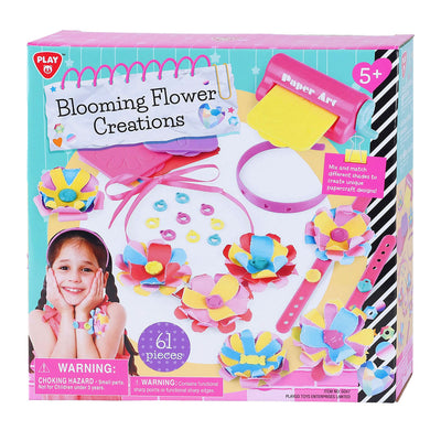 Playgo maak je eigen bloemen creaties knutselset - 61dlg.