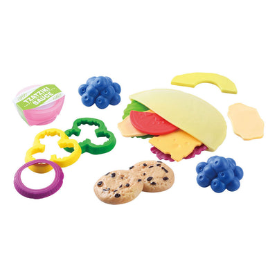 Playgo speelgoedeten crunchy taco speelset - 18dlg.
