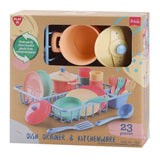 Play go wasrek met keukenaccessoires - 23dlg - afbeelding 2