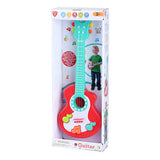 Playgo gitaar met muzieknoten rood - afbeelding 2