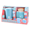 Playgo speelgoed waterkoker en broodrooster met brood - 4dlg.