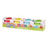 Playgo kleiset 4 kleuren - 4x56gram - afbeelding 1