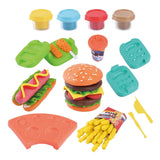 Playgo hamburger kleiset - 4 kleipotjes - afbeelding 2