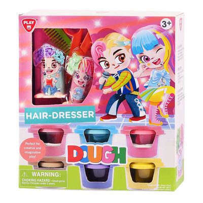 Playgo kapper kleiset - 6 kleipotjes
