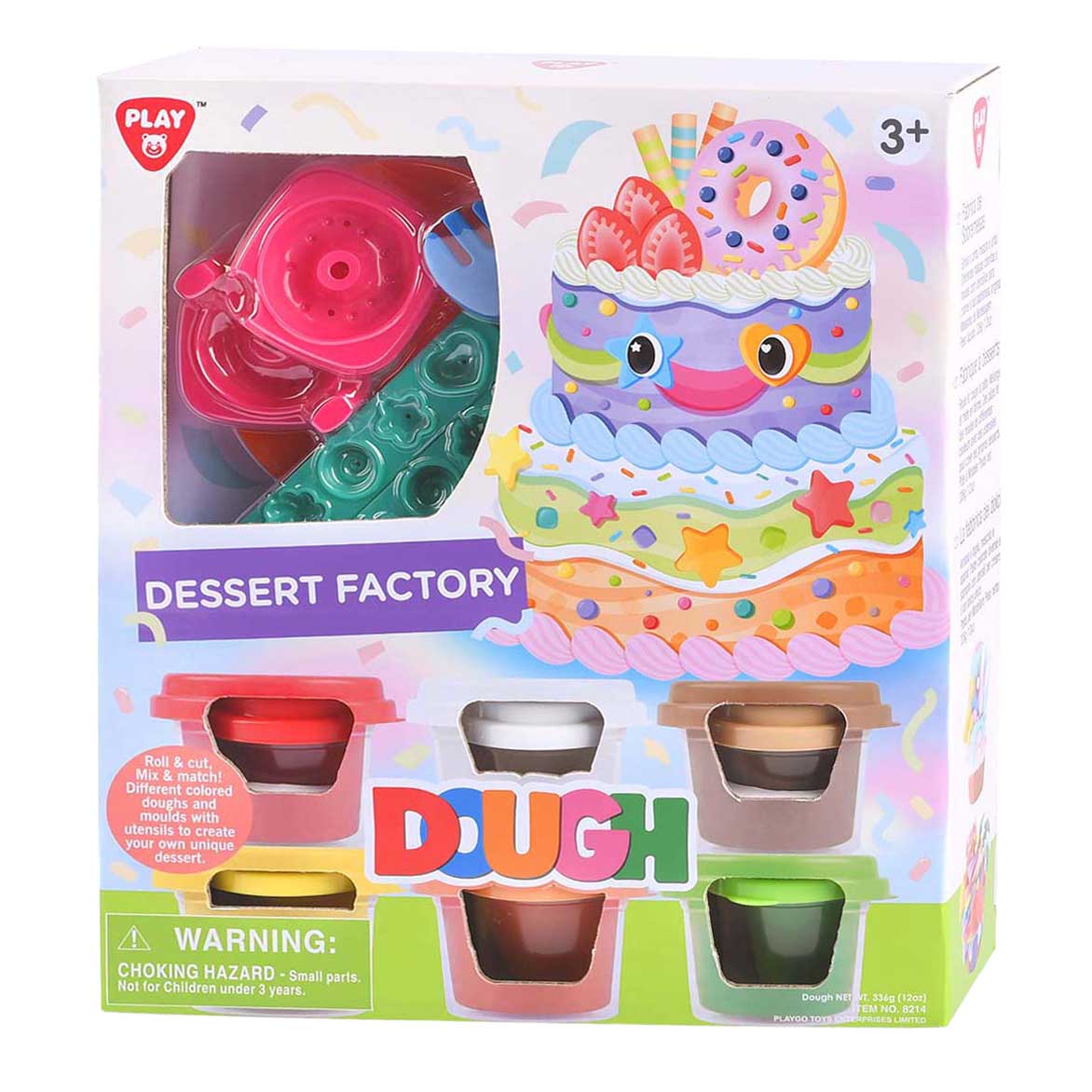 Playgo toetjes kleiset - 6 kleipotjes
