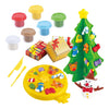 Playgo kerstboom kleiset - 6 kleipotjes